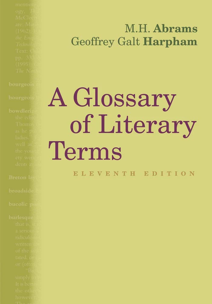 کتاب A Glossary of Literary Terms