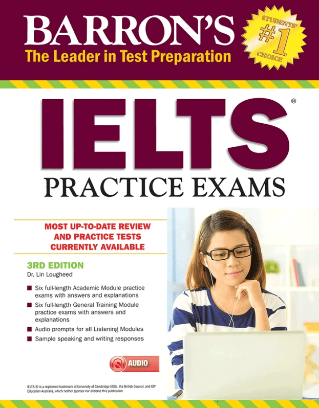 کتاب Barrons IELTS Practice Exams