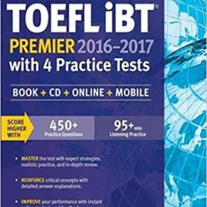 کتاب Kaplan TOEFL iBT Premier with 4 Practice Tests