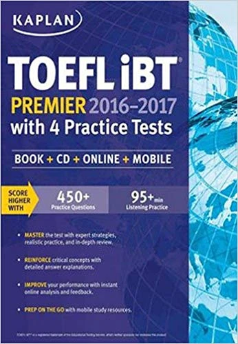 کتاب Kaplan TOEFL iBT Premier with 4 Practice Tests