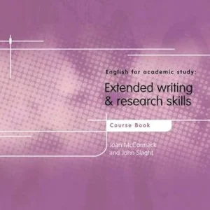 کتاب English for Academic Study: Extended Writing & Research Skills