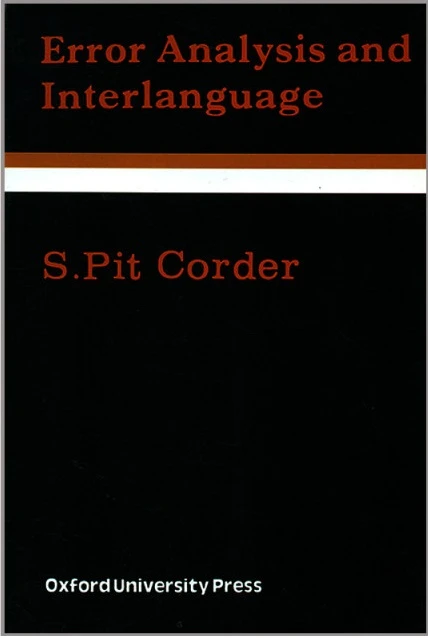 کتاب Error Analysis and Interlanguage