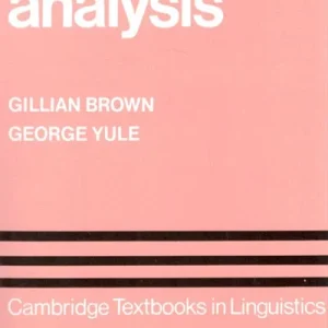 کتاب Discourse analysis