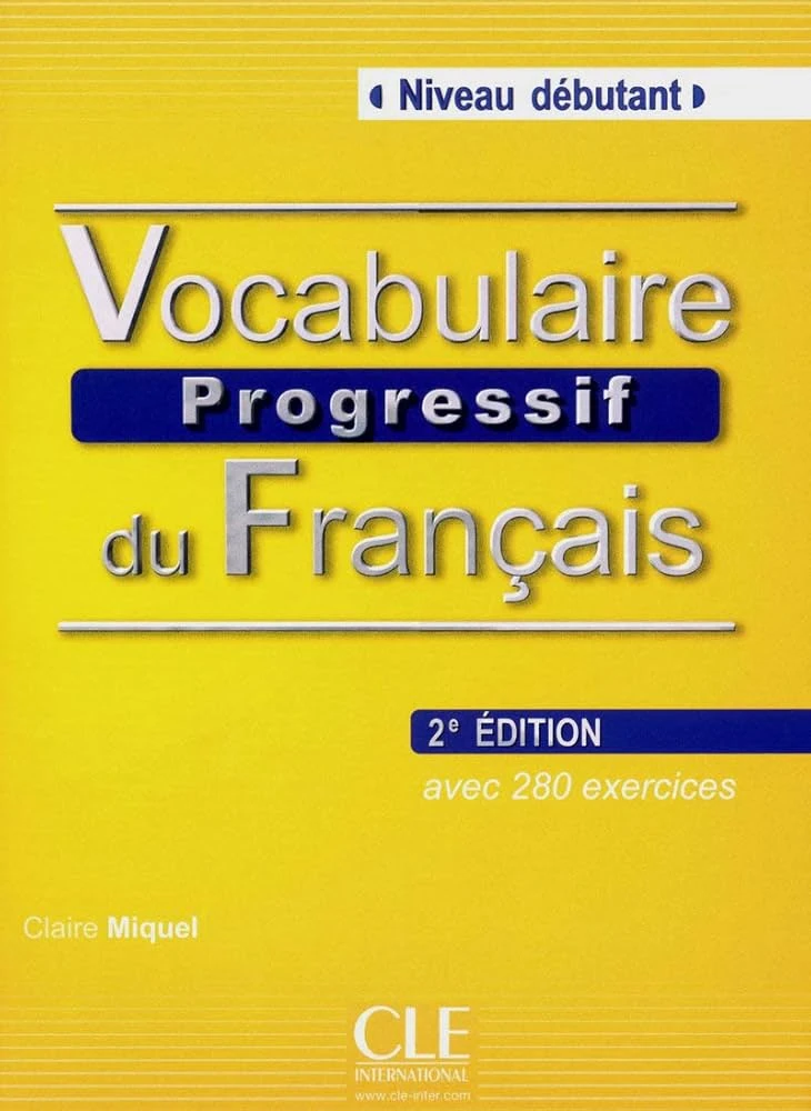 کتاب رنگی Vocabulaire Progressif du Francais Niveau debutant 2nd