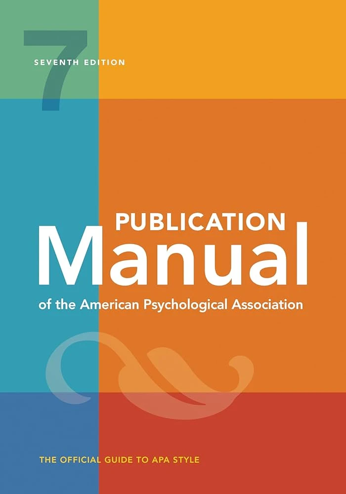 کتاب Manual of the American Psychological Association